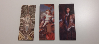 Marque-page magnétique (3 motifs au choix : Louis XIV, Amour, Plan du domaine)